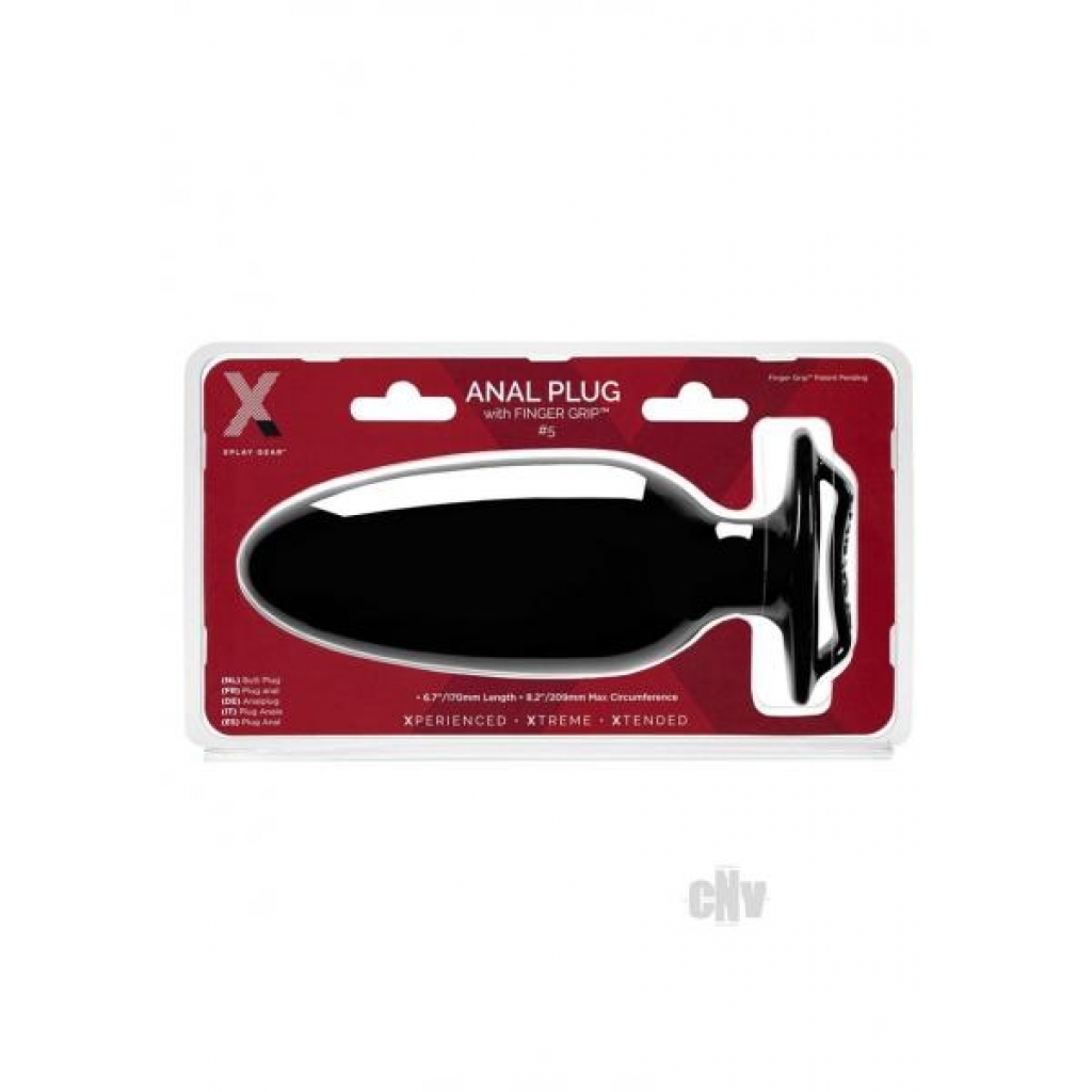 Xplay Finger Grip Plug - 5 Inches