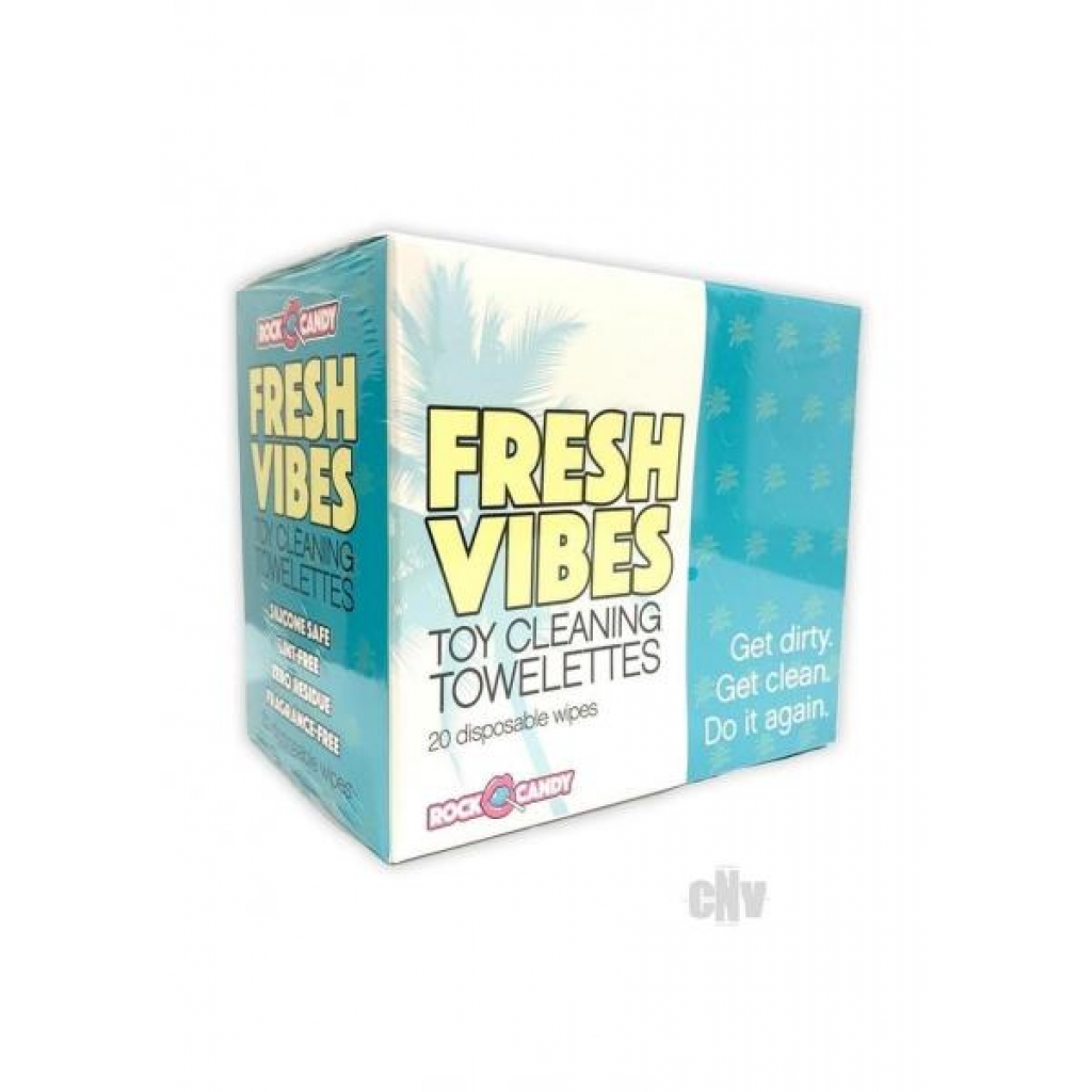 Fresh Vibe Wipes 20/bx - Rock Candy Toys