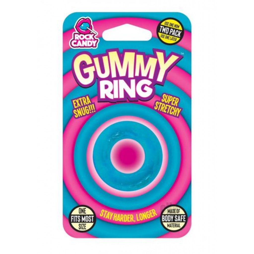 Rock Candy Gummy Ring Blue - Rock Candy Toys