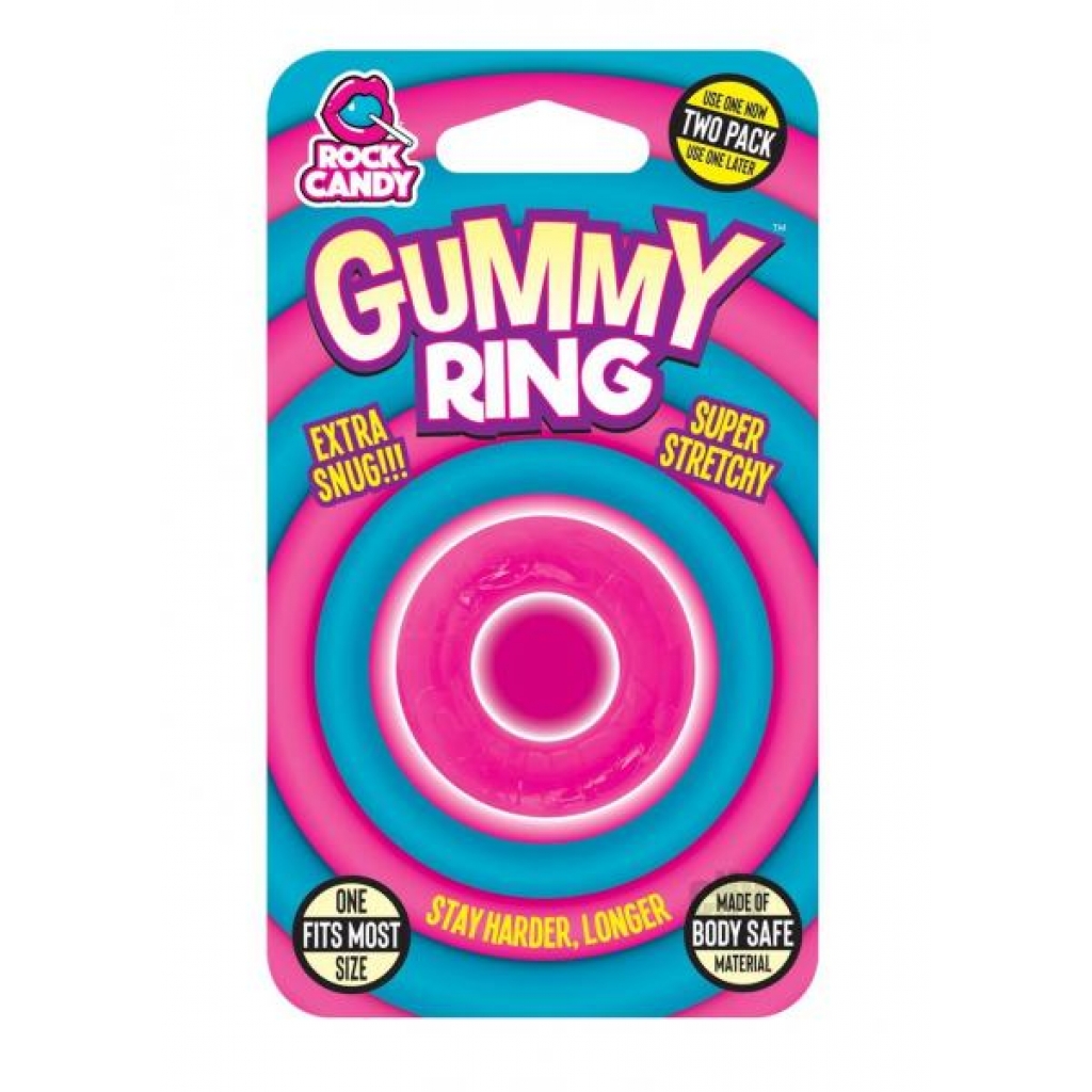 Rock Candy Gummy Ring Pink - Rock Candy Toys