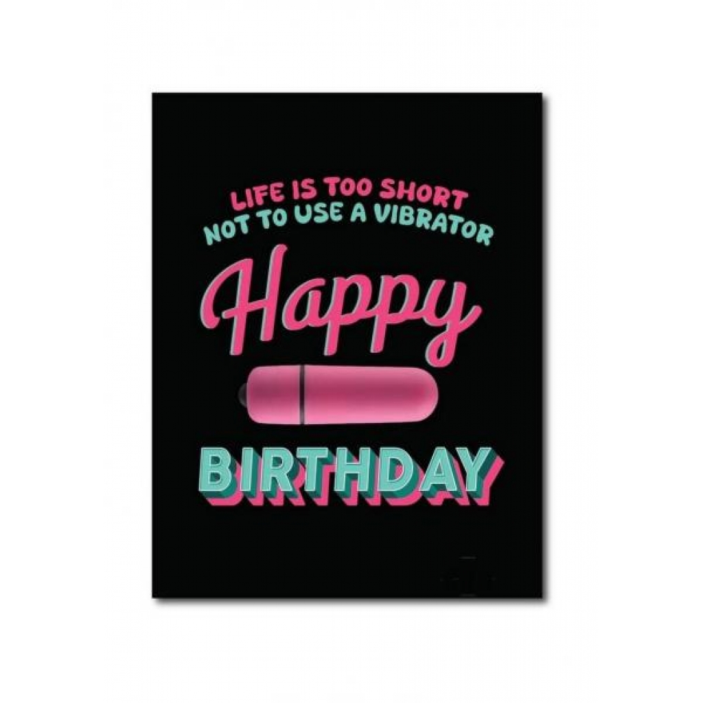 Naughtyvibe Happy Birthday Life Card - Rock Candy Toys