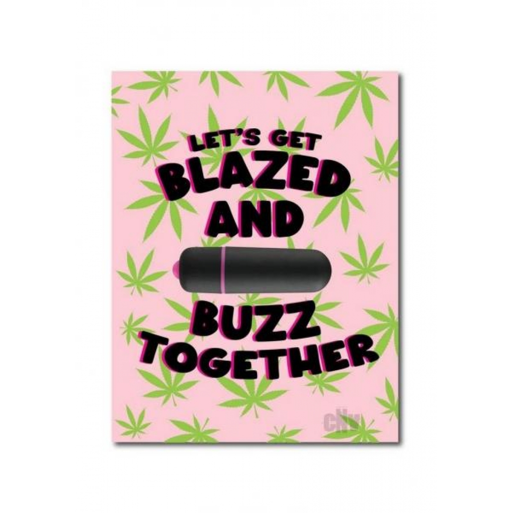 Naughtyvibe Lets Get Blazed Greet Card - Rock Candy Toys