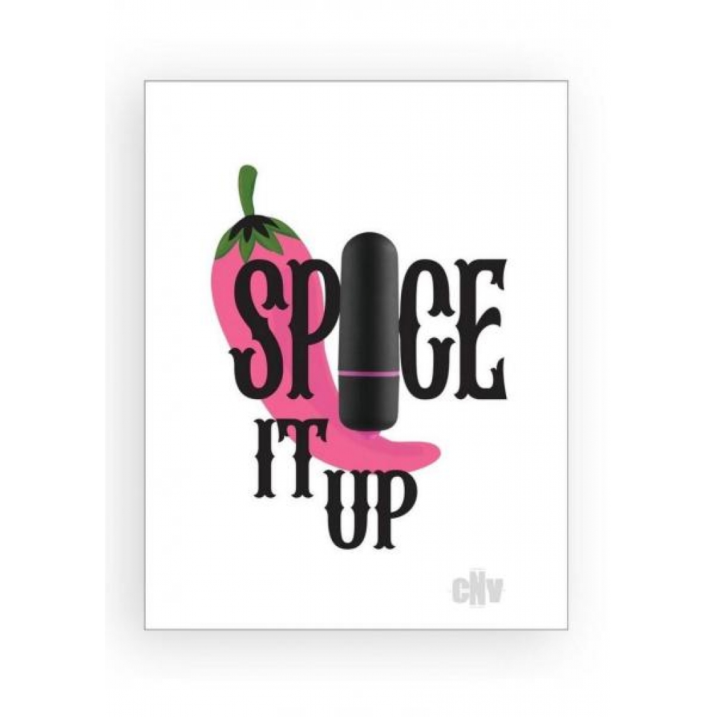 Naughtyvibes Spice It Up Greet Card - Rock Candy Toys