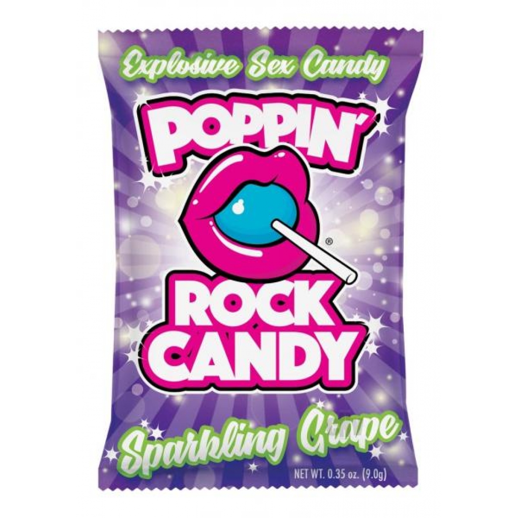 Popping Rock Candy Grape 25pcs - Rock Candy Toys