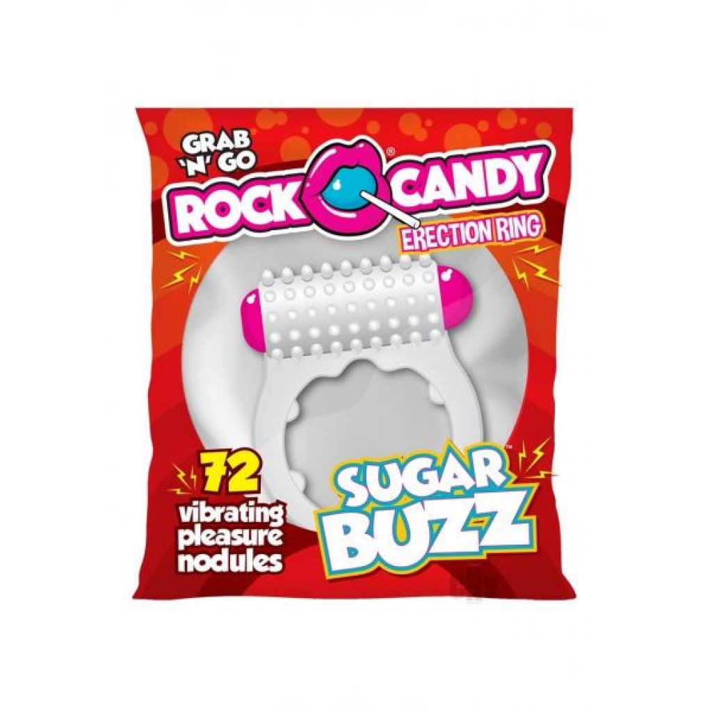 Rock Candy Sugar Buzz White - Electrifying Pleasure with Body Safe Materials