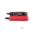 Rouge Padded Wrist Cuffs Black Red - Rouge Garments