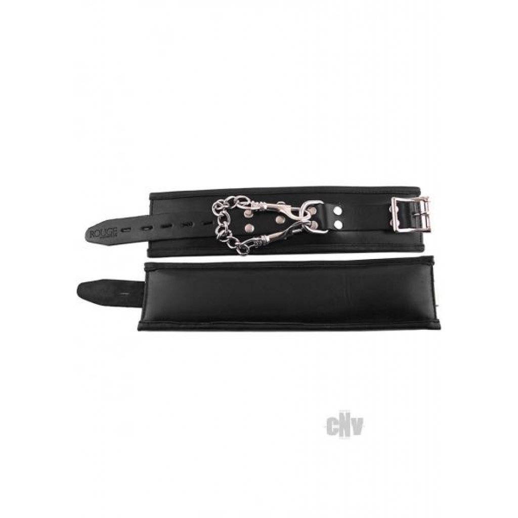 Rouge Padded Wrist Cuffs Black - Rouge Garments