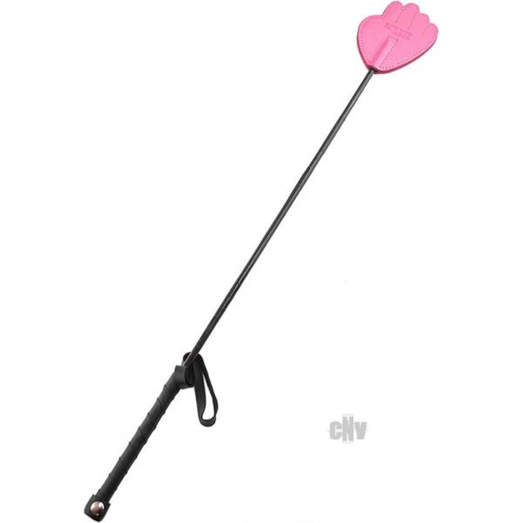 Rouge Hand Riding Crop - Pink