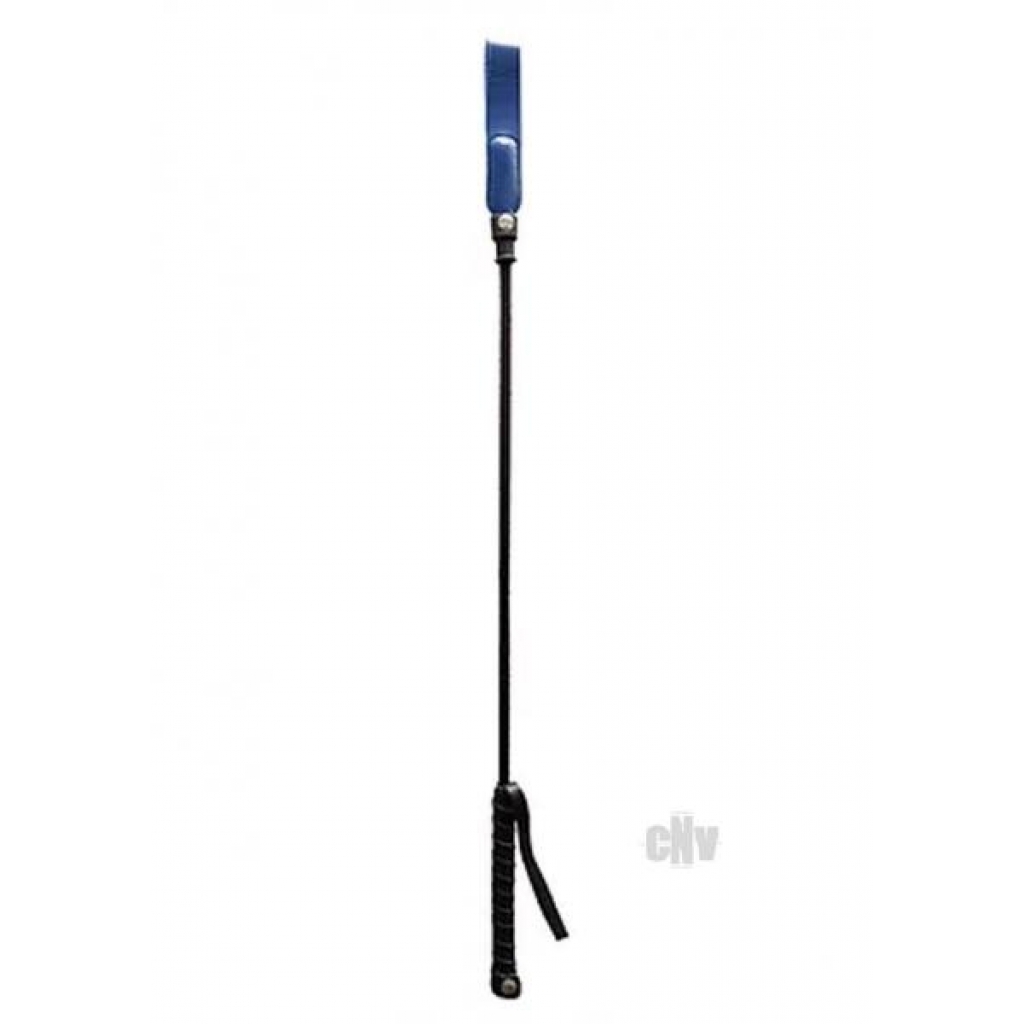 Riding Crop with Slim Tip - Blue