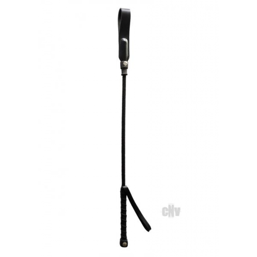 Rouge Short Riding Crop Slim Tip 20 inches Black - Rouge Garments