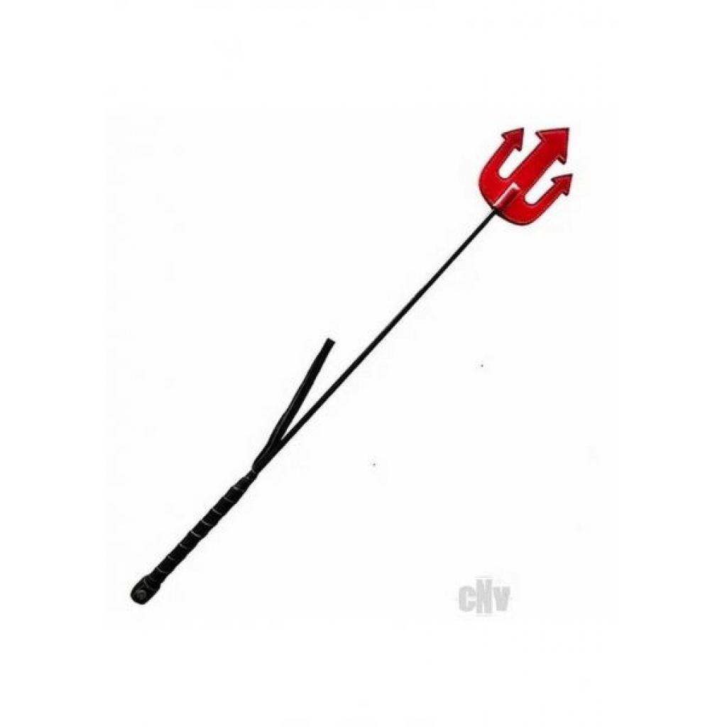 Devil Riding Crop - Red/Black