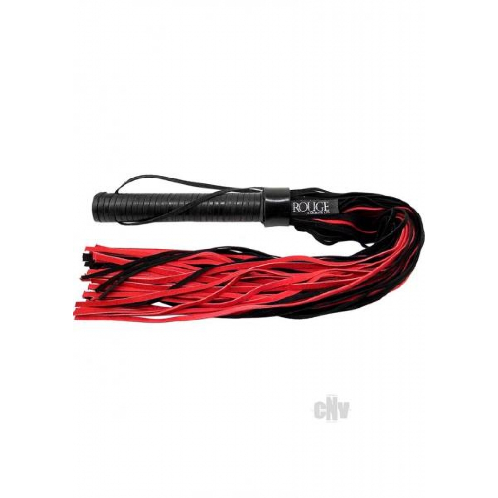 Rouge Suede Flogger Black/red - Rouge Garments