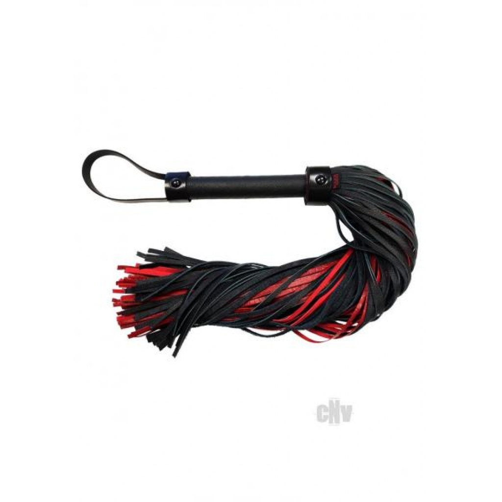 Rouge Anaconda Flogger – Burgundy Black