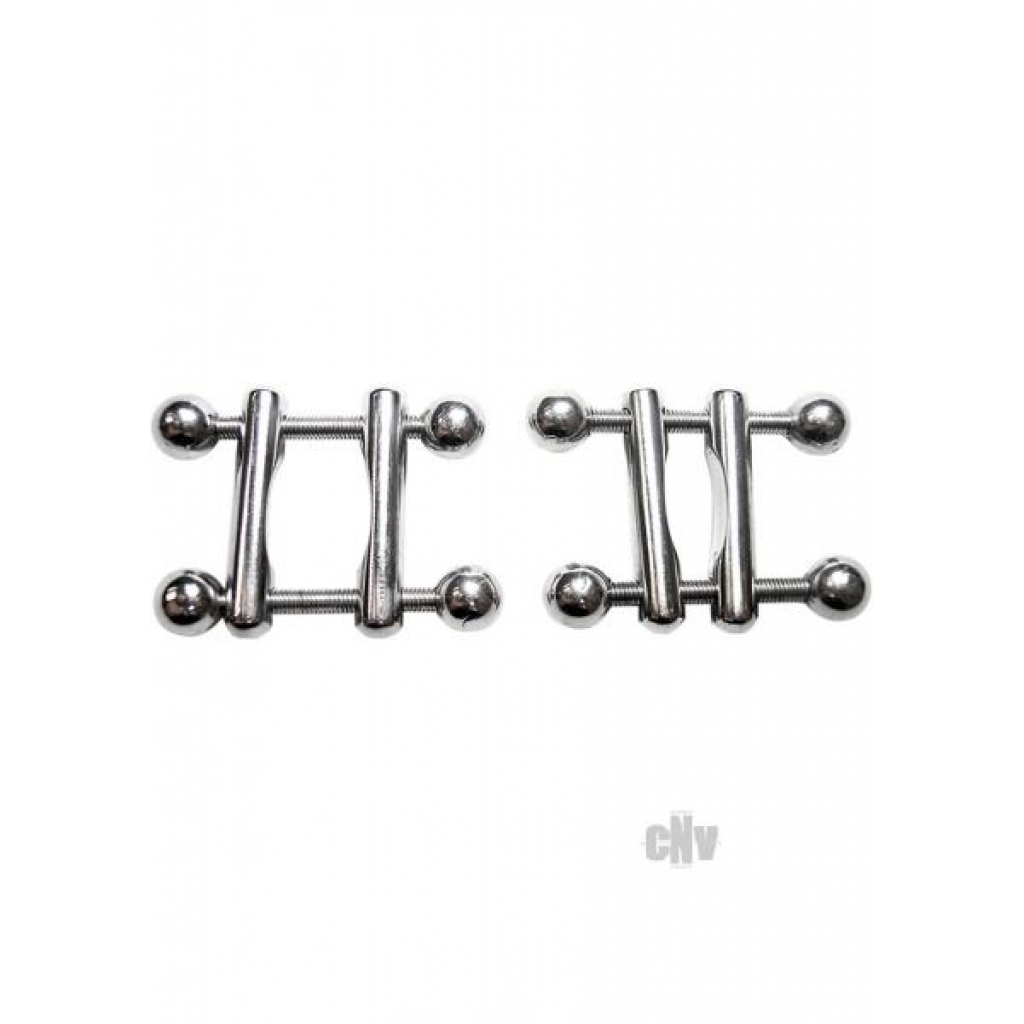 Rouge Ball End Nipple Clamps - Adjustable Intensity