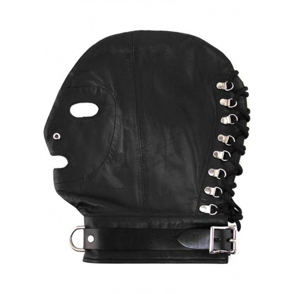 Rouge Mask D-Ring Lockable Buckle Strap Black - Rouge Garments