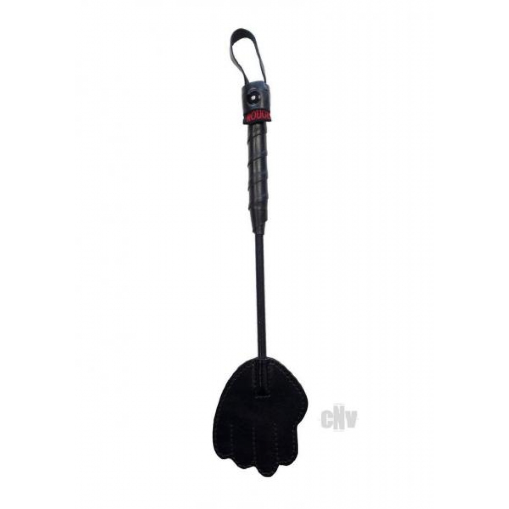 Mini Leather Riding Crop - Black