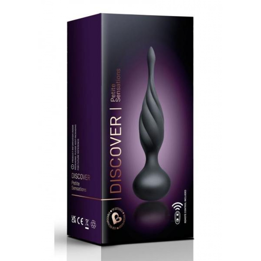 Discover Black/Rose Gold Anal Toy