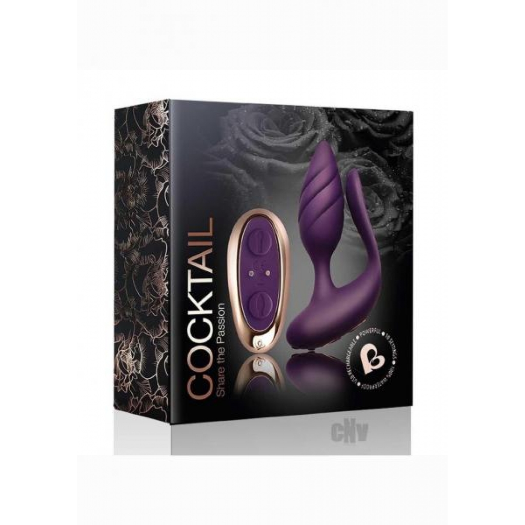 Cocktail Purple/rose Gold - Rocks Off Ltd Usa