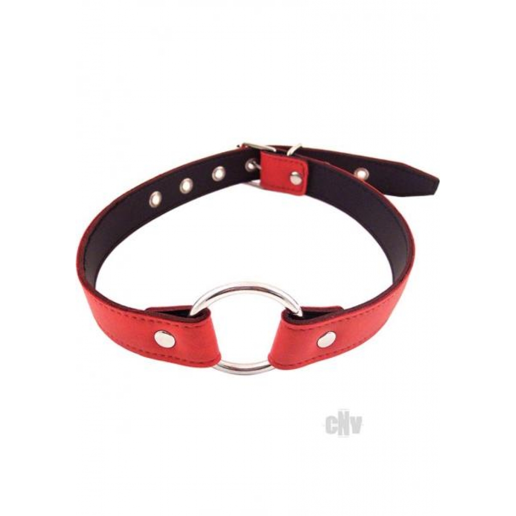 Rouge O Ring Gag Red - Rouge Garments