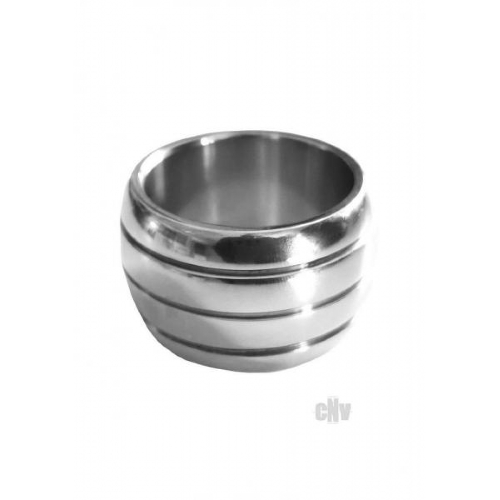 Stainless Steel Round Cock Ring - 45mm