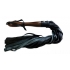 Elegant Rouge Leather Flogger - Black