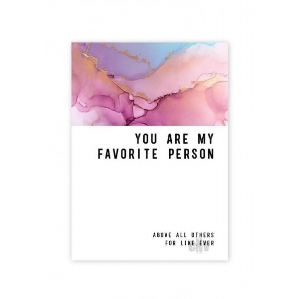 Favorite Person Greeting Card - Soul Botanical Inc