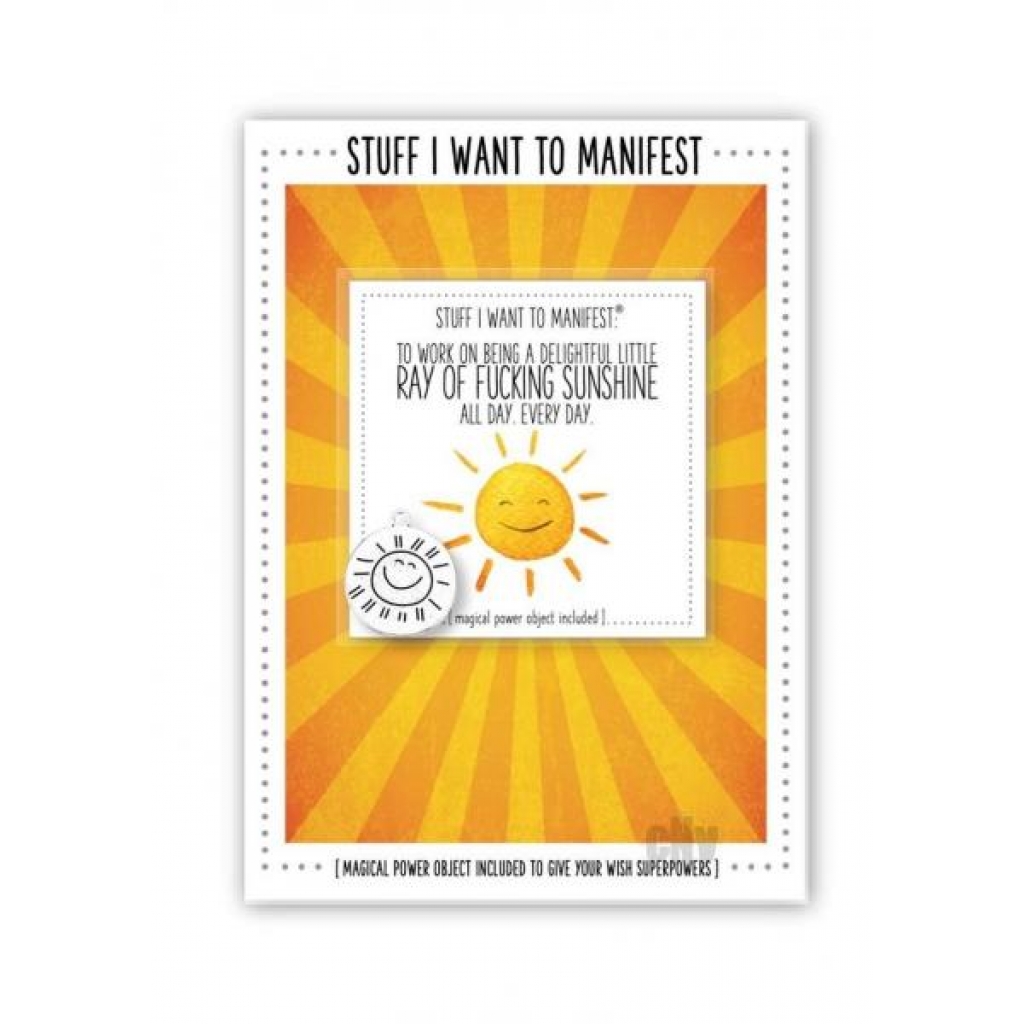 Manifest Greeting Card Sunshine - Soul Botanical Inc