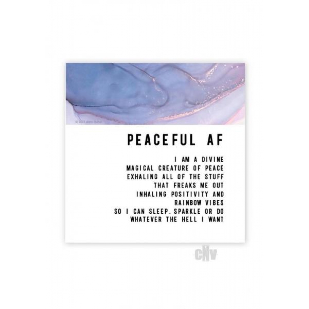 Peaceful Af Magnet - Soul Botanical Inc