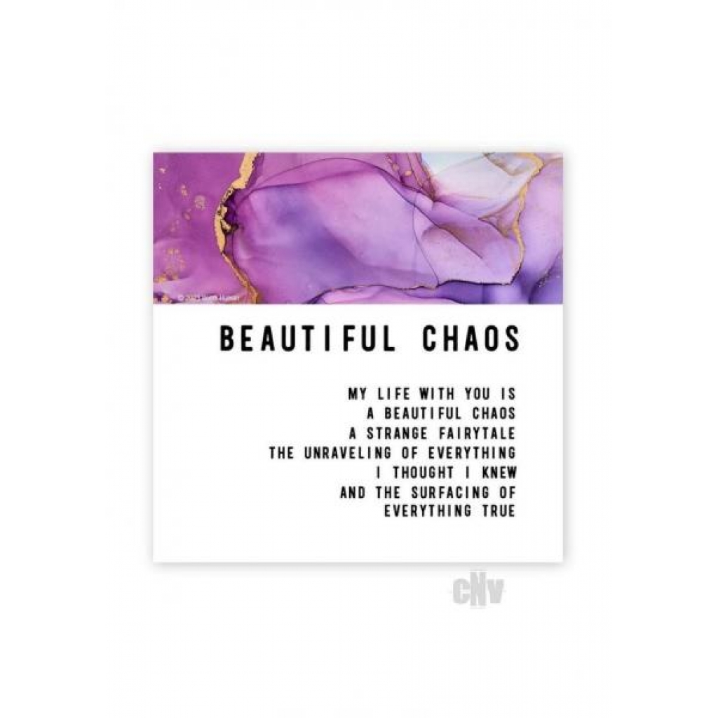 Beautiful Chaos Magnet - Snarky and Chic Home Décor