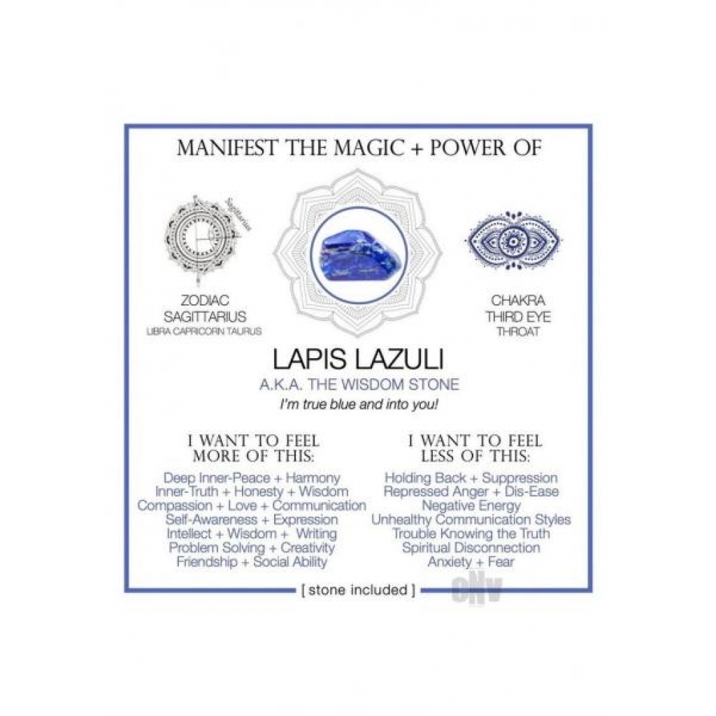 Lapis Lazuli - Mystical Crystal Cards