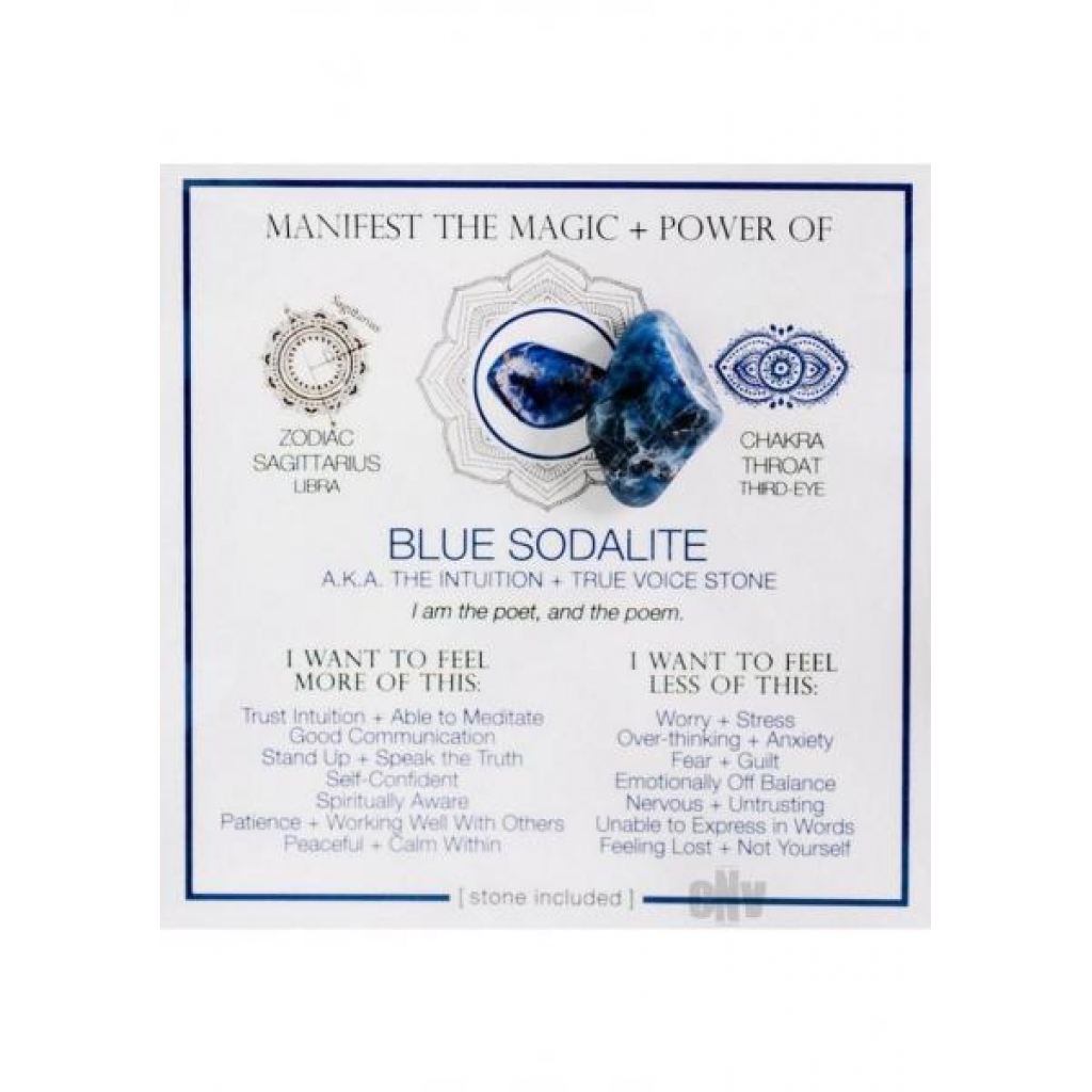 Blue Sodalite - Soul Botanical Inc