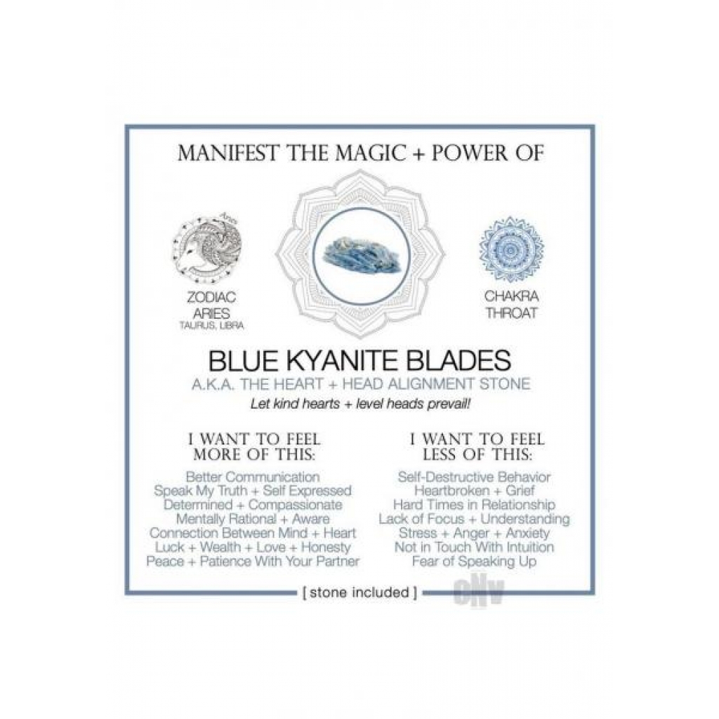 Blue Kyanite Blades