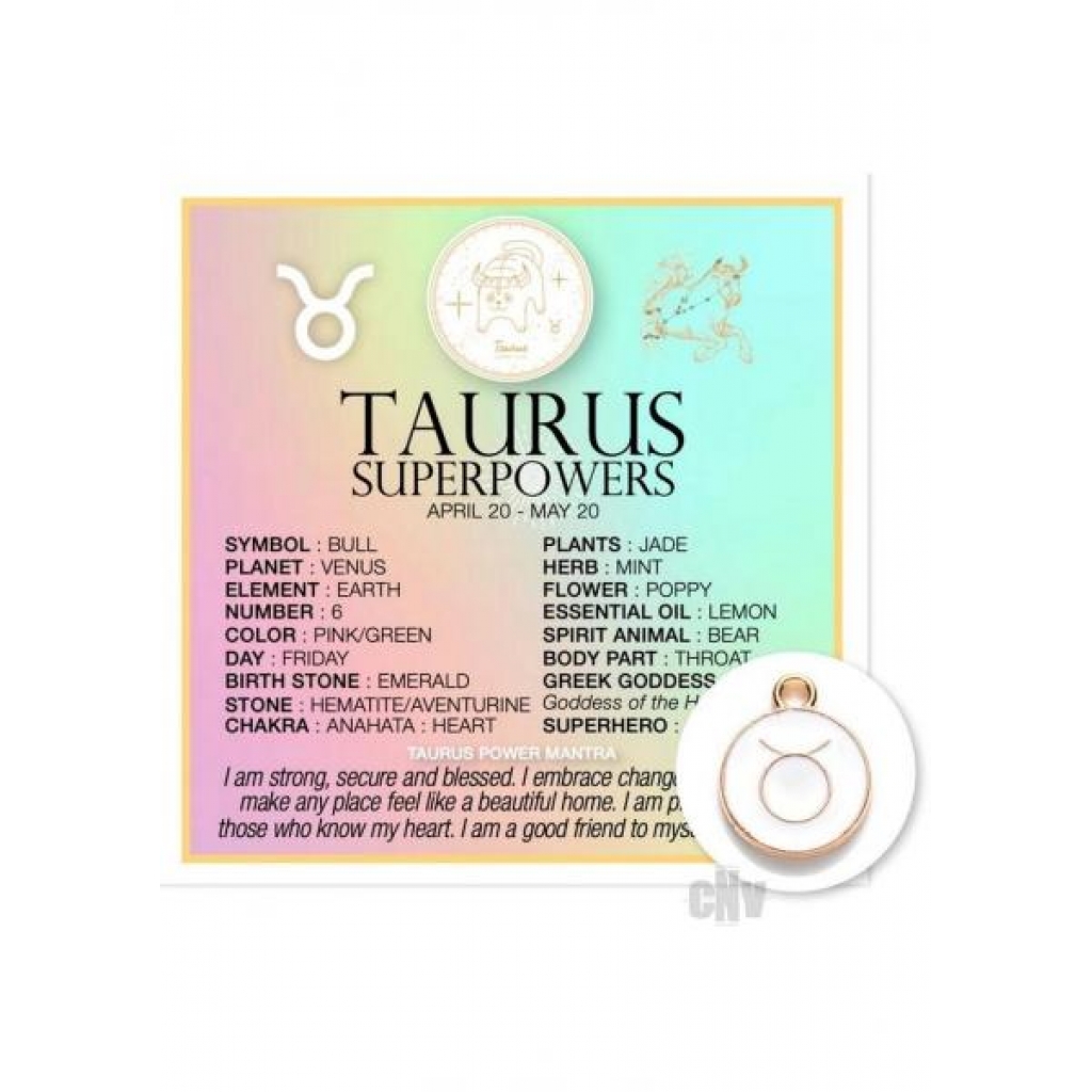 Zodiac Taurus - Soul Botanical Inc