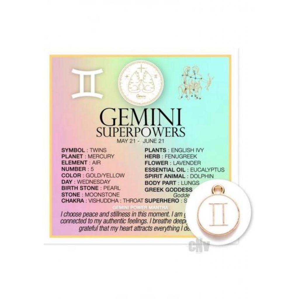 Zodiac Gemini - Fun and Informative Gift