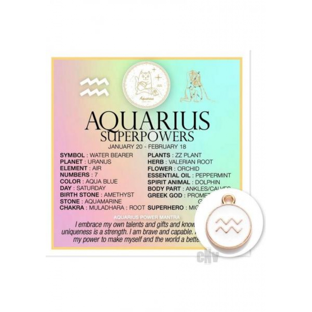 Zodiac Aquarius - Soul Botanical Inc