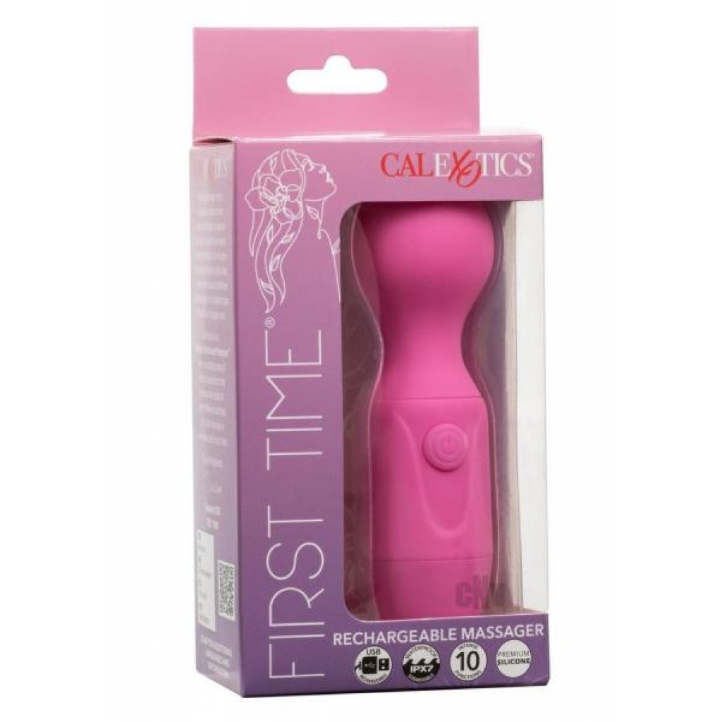 First Time Recharge Massager Pink - California Exotic Novelties, Llc