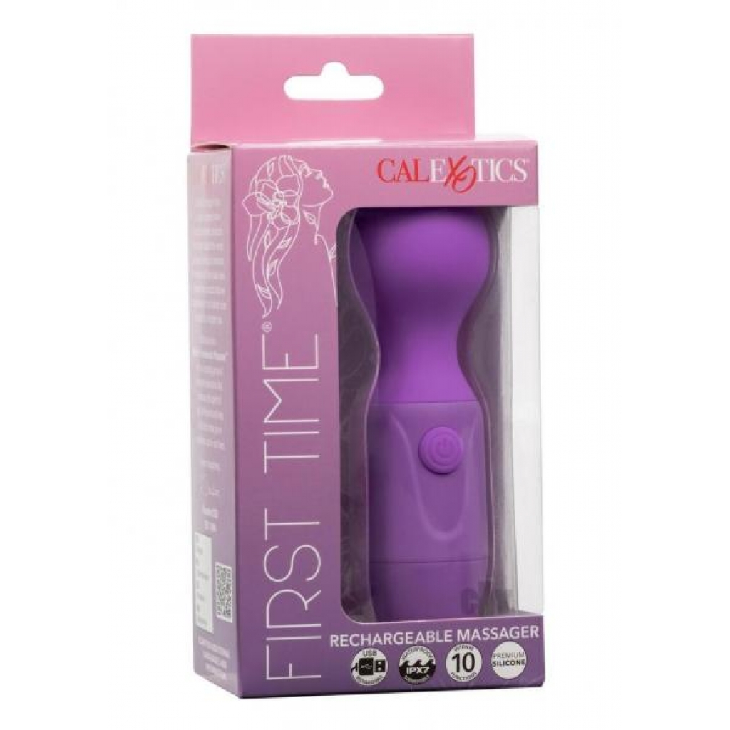 First Time Recharge Massager Purple - California Exotic Novelties, Llc