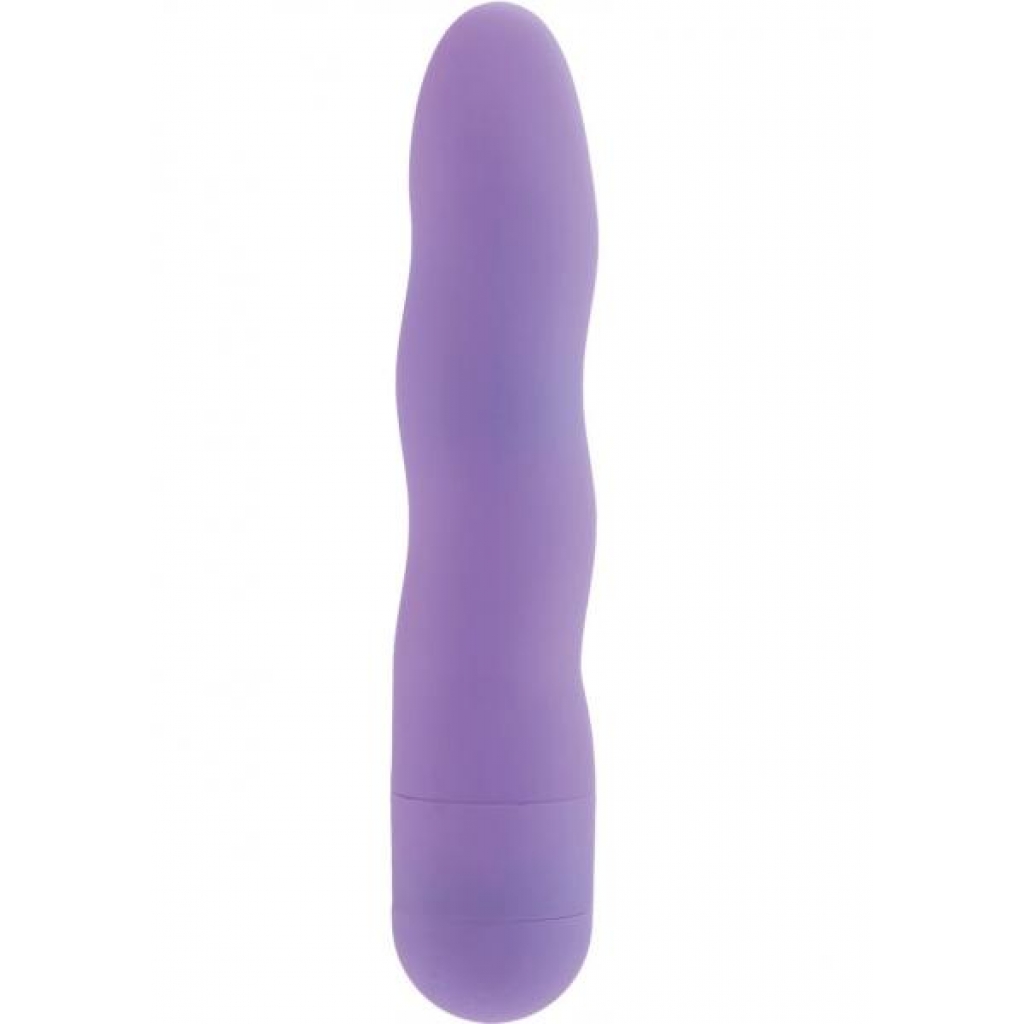 First Time Mini Power Swirl Vibrator Waterproof 4.5 Inch Purple - Cal Exotics