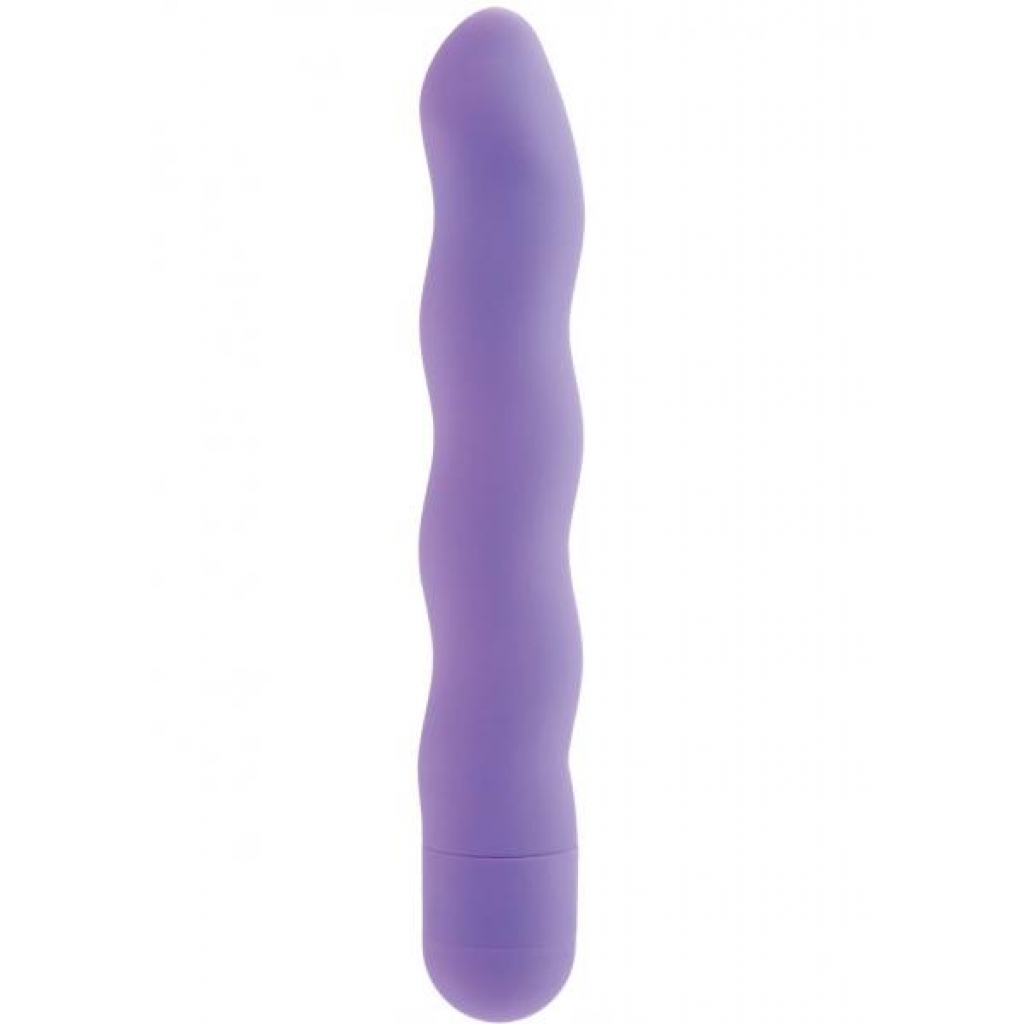 First Time Power Swirl Vibrator - Waterproof 6 Inch Purple