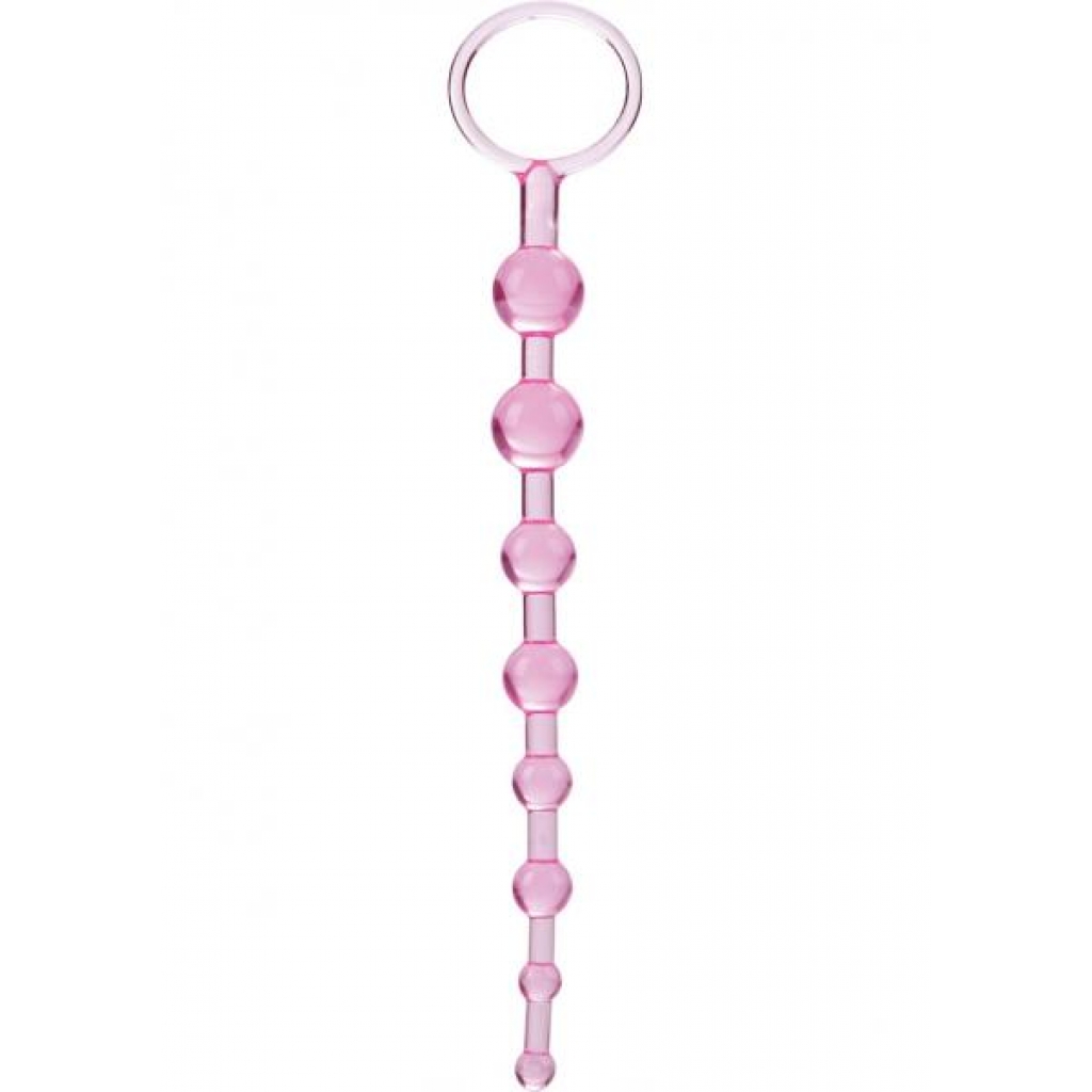 First Time Love Beads 8.25 Inch Pink - Cal Exotics