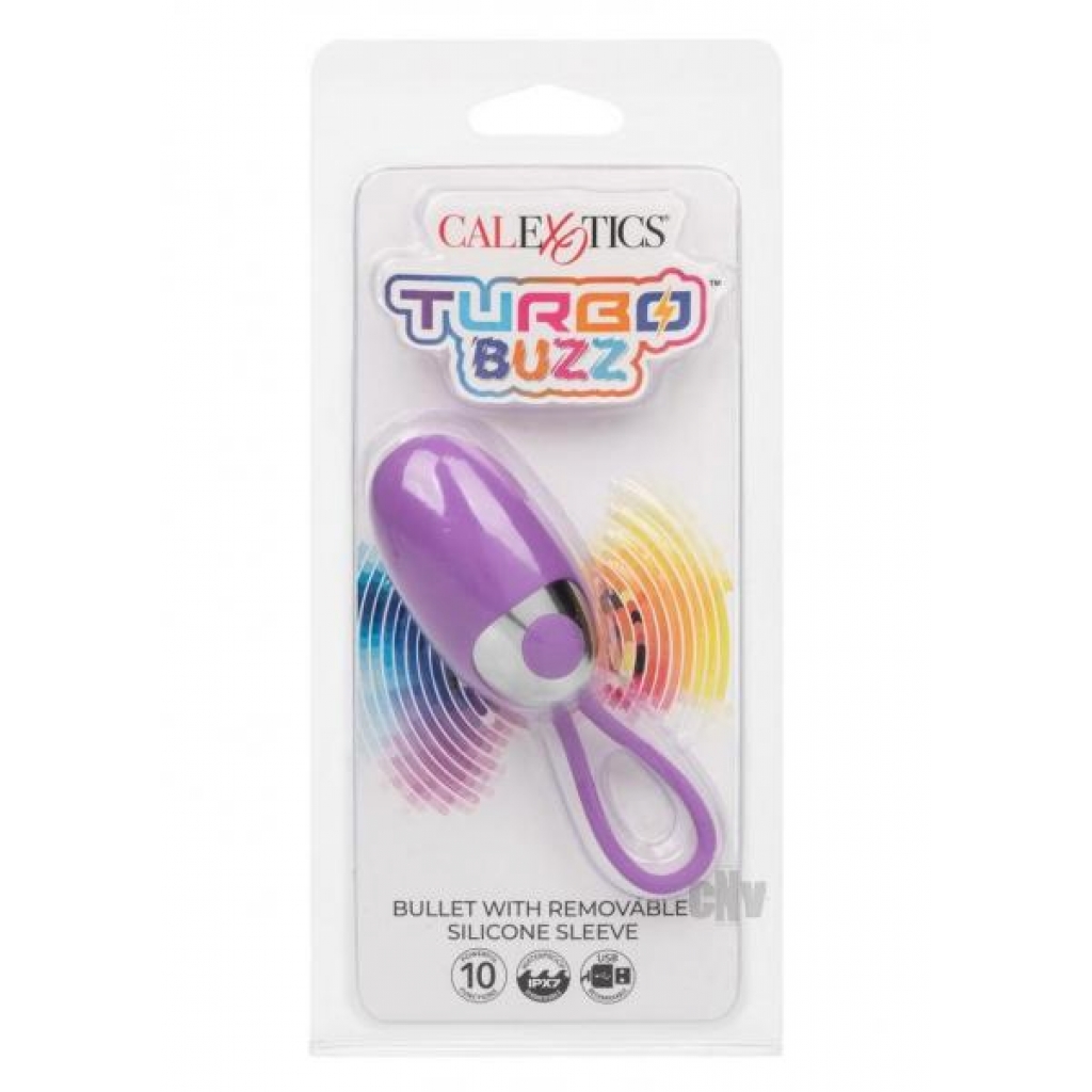 Turbo Buzz Bullet W/sleeve Purple - California Exotic Novelties, Llc