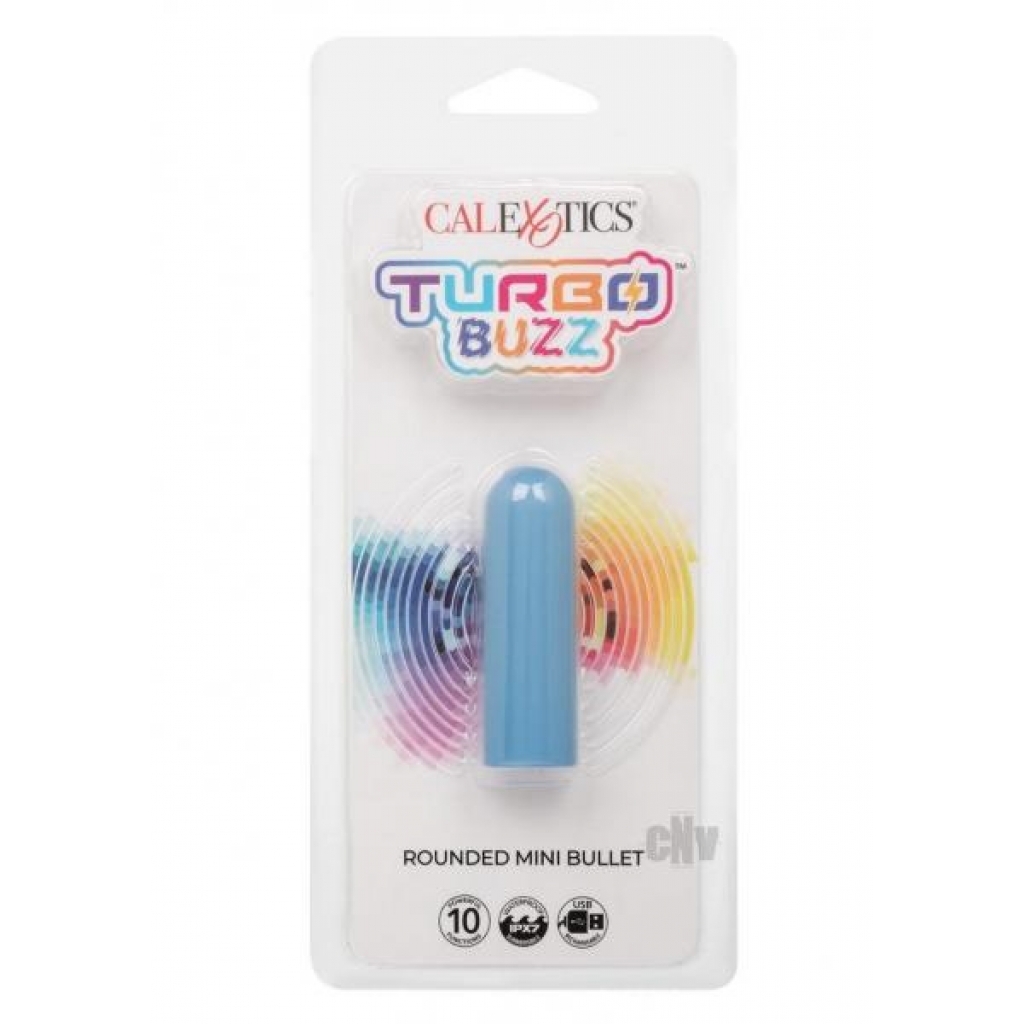 Turbo Buzz Rounded Mini Bullet Blue - California Exotic Novelties, Llc