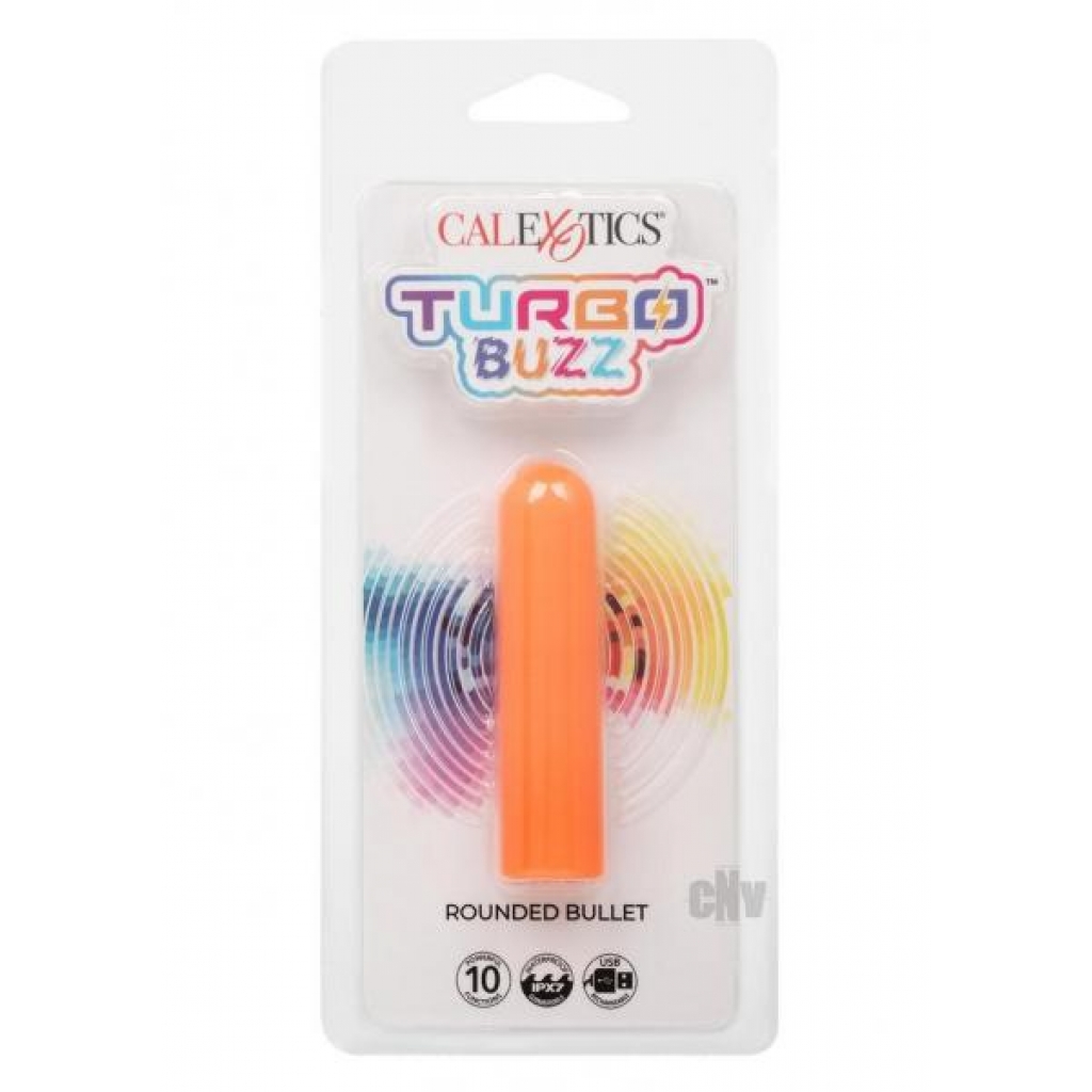 Turbo Buzz Rounded Bullet Orange - California Exotic Novelties, Llc