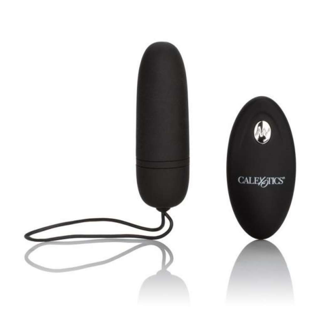 Silicone Remote Control Bullet Vibrator Black - Cal Exotics