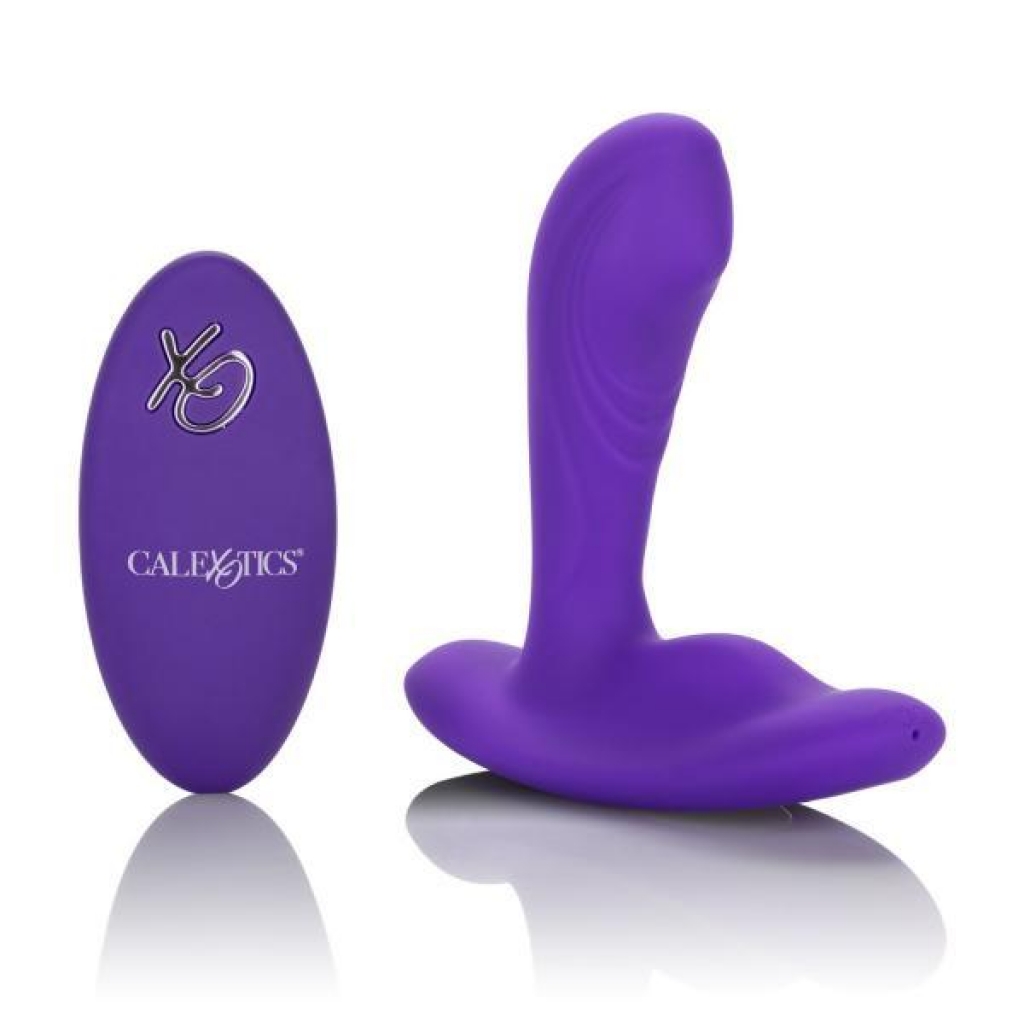 Purple Silicone Remote Control Pinpoint Pleaser Plug