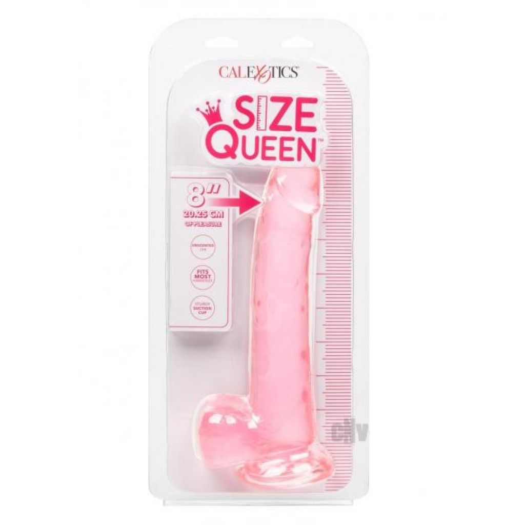 Size Queen 8-inch Pink Dildo