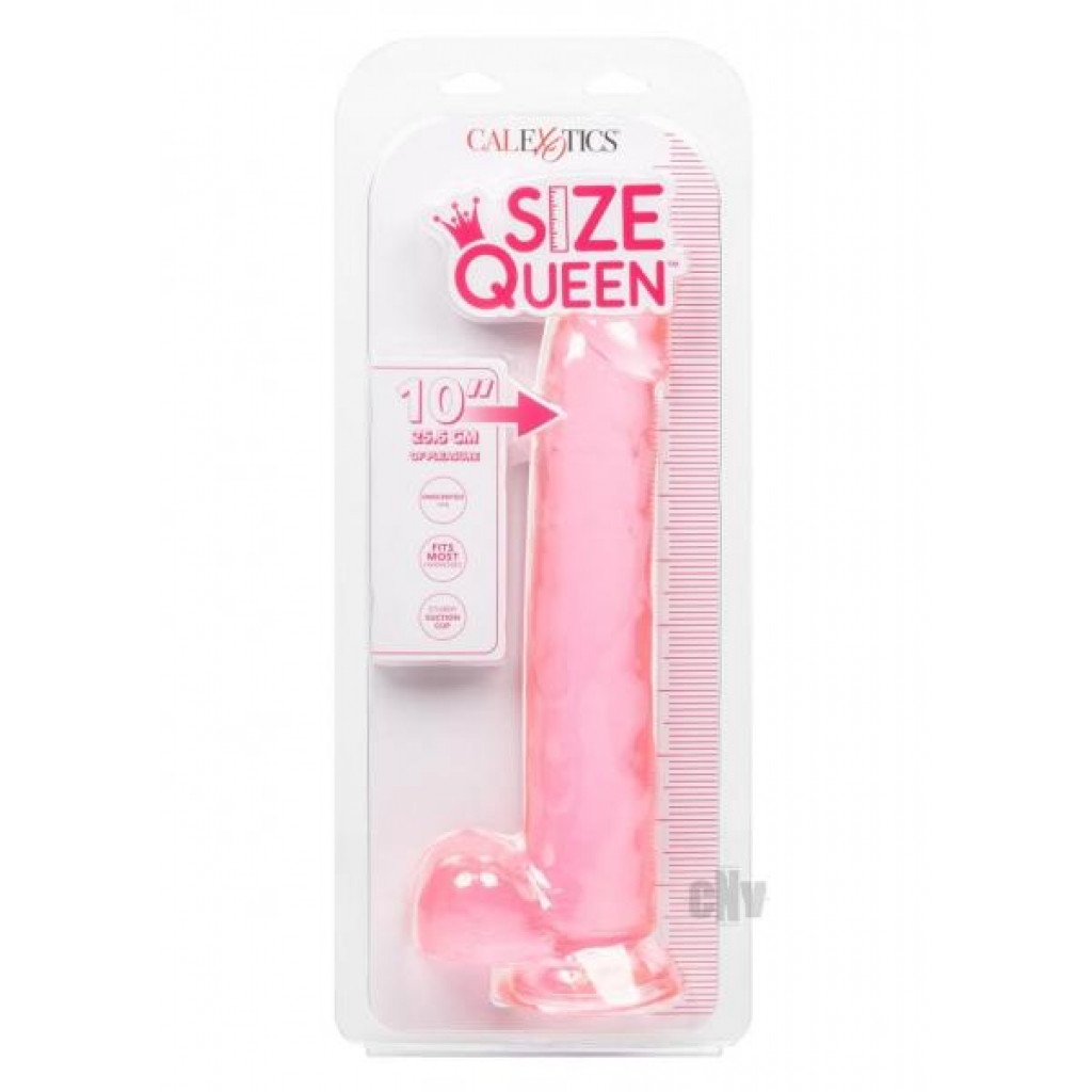 Size Queen 10-Inch Pink Dildo - Ultimate Pleasure