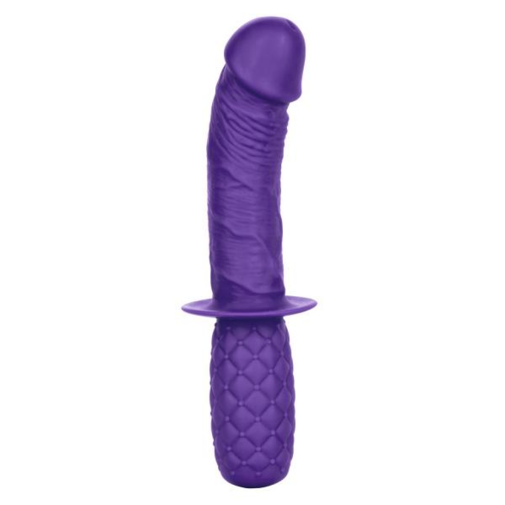 Silicone Grip Thruster - Premium G-Spot Dildo in Purple