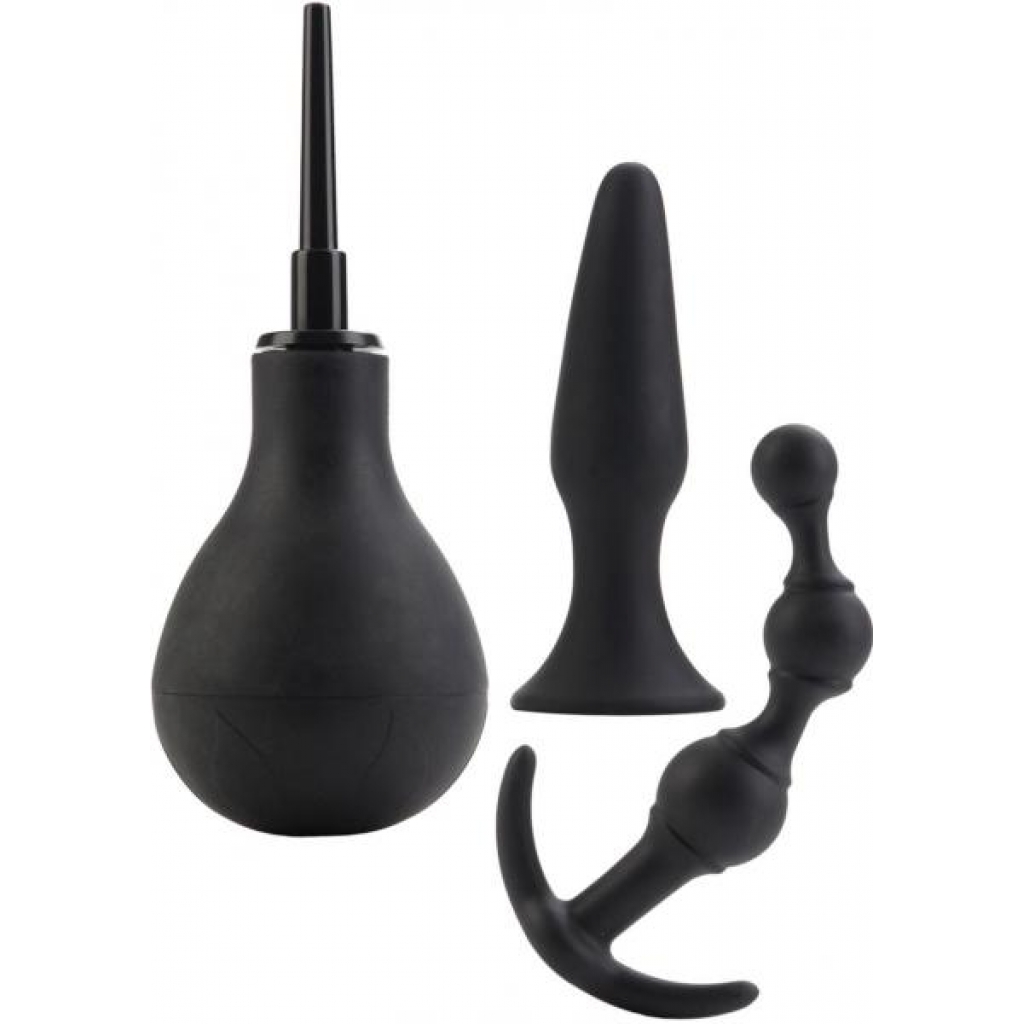 Advanced Anal Explorer Kit - Silicone - Black