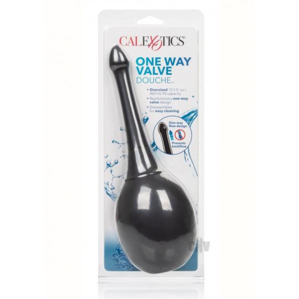 One Way Valve Douche - Black